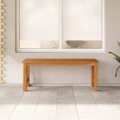 vidaXL Garden Bench 114 cm Solid Teak Wood 3