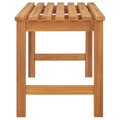 vidaXL Garden Bench 114 cm Solid Teak Wood 5