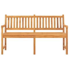 vidaXL Bench | Teak | Solid Teak Wood | 3-seater 3