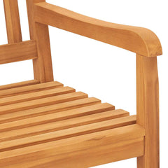 vidaXL Bench | Teak | Solid Teak Wood | 3-seater 6