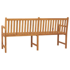 vidaXL Garden Bench | Warm Brown | Solid Teak Wood | 180 cm long bench | Durable 3