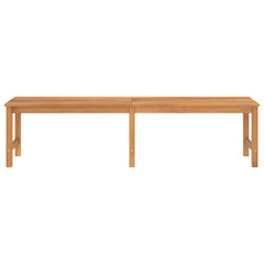 vidaXL Garden Bench | Warm Teak | Solid Teak Wood | 180 cm length |  Durable 4