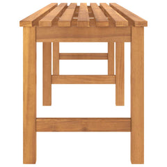 vidaXL Garden Bench | Warm Teak | Solid Teak Wood | 180 cm length |  Durable 5