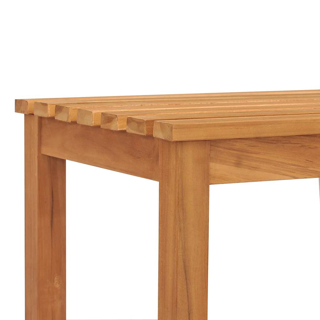 vidaXL Garden Bench | Warm Teak | Solid Teak Wood | 180 cm length |  Durable 6