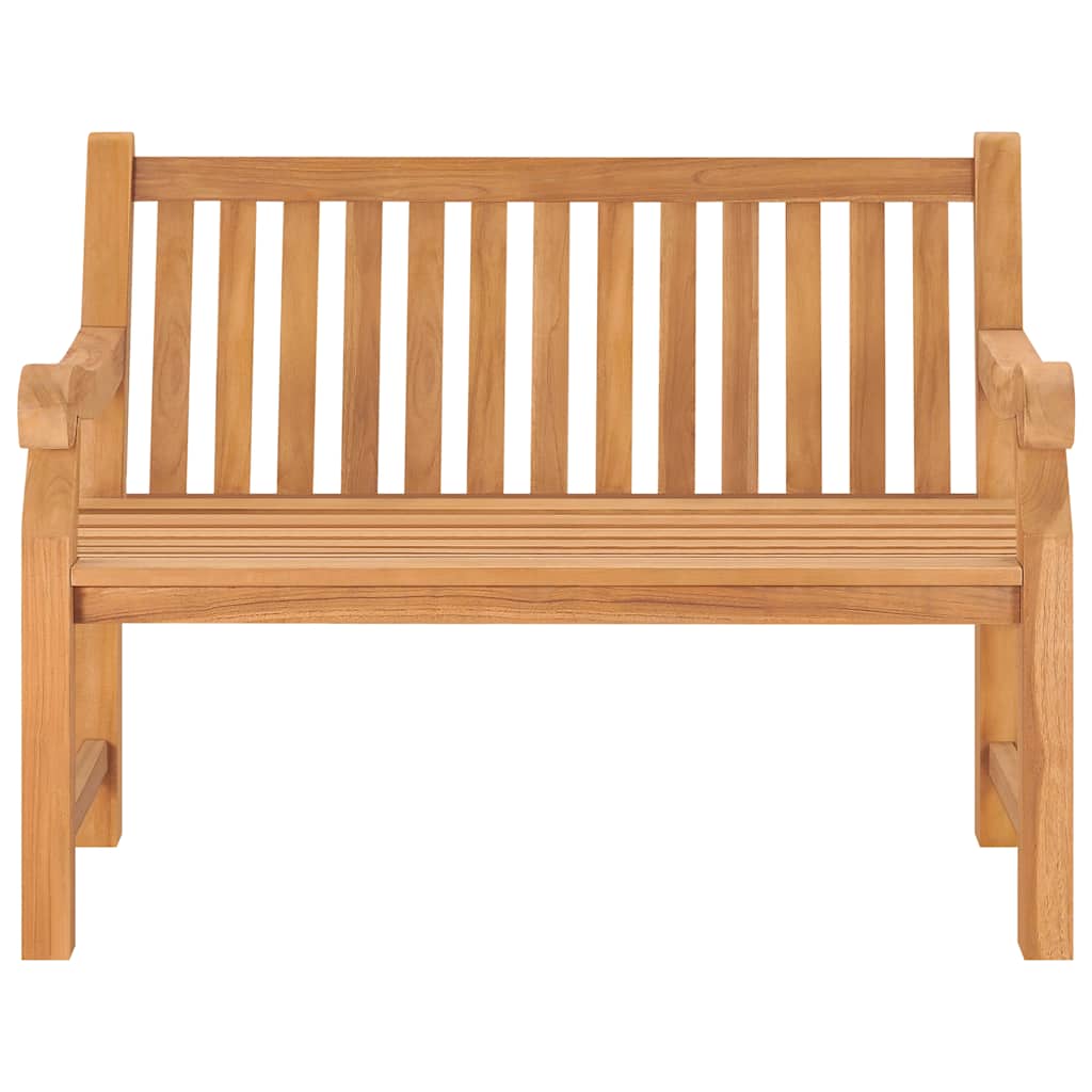 vidaXL Garden Bench 114 cm Solid Teak Wood 2