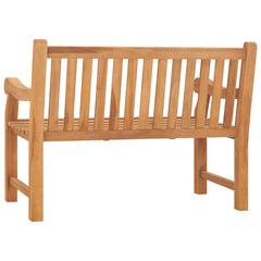 vidaXL Garden Bench 114 cm Solid Teak Wood 3