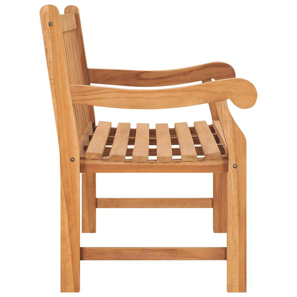 vidaXL Garden Bench 114 cm Solid Teak Wood 4