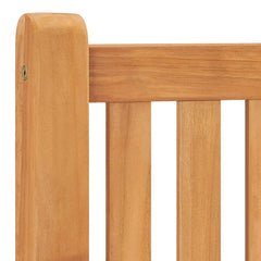 vidaXL Garden Bench 114 cm Solid Teak Wood 5