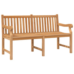 vidaXL Garden Bench 150 cm Solid Teak Wood 2
