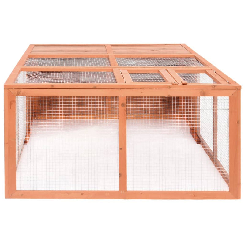 Garden Animal Cage 150x100x50 cm Solid Firwood