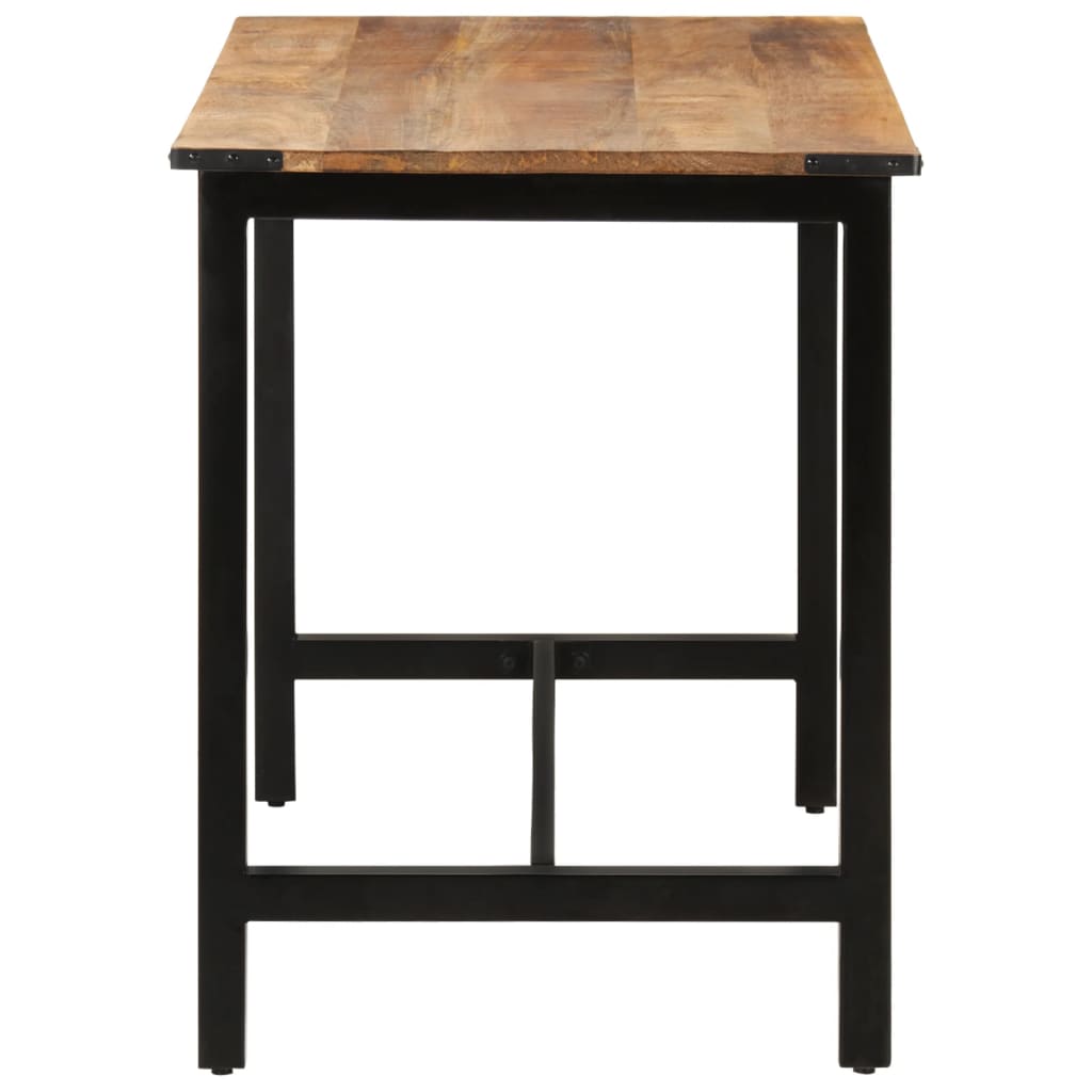 vidaXL Dining Table 110x60x76 cm Solid Wood Mango 3