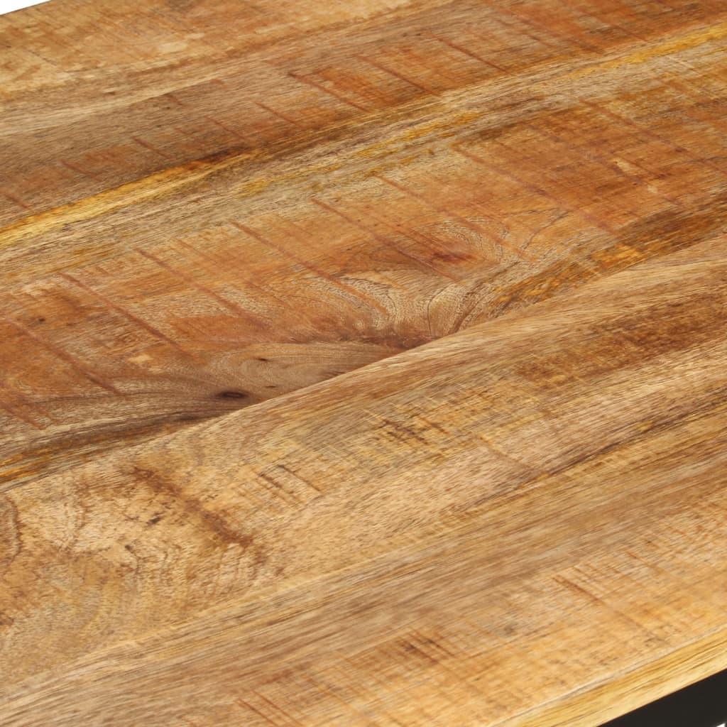 vidaXL Dining Table 110x60x76 cm Solid Wood Mango 5
