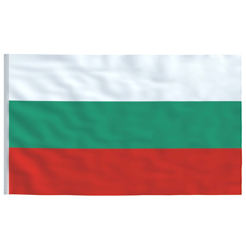 Bulgaria Flag and Pole Aluminium 4 m