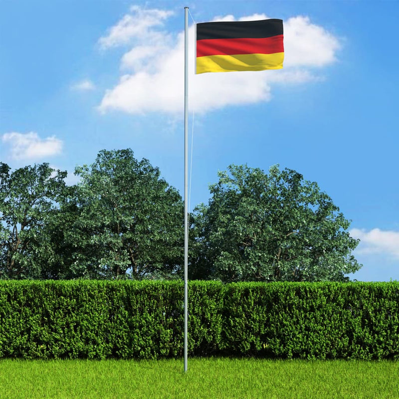 Germany Flag and Pole Aluminium 4 m