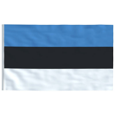 Estonia Flag and Pole Aluminium 4 m