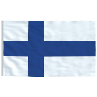 Finland Flag and Pole Aluminium 4 m