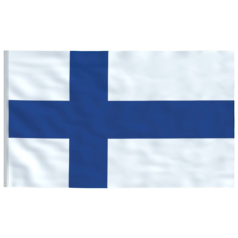 Finland Flag and Pole Aluminium 4 m