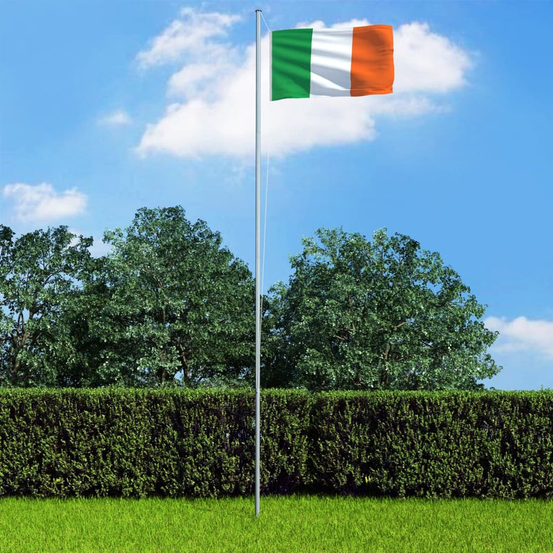 Ireland Flag and Pole Aluminium 4 m