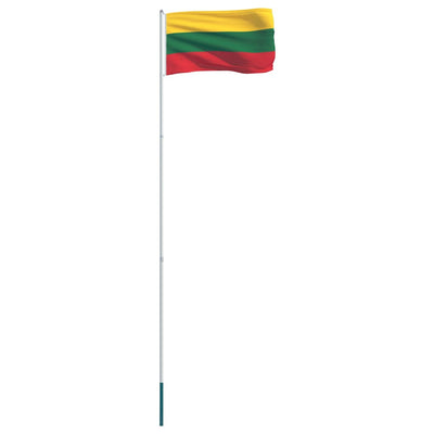 Lithuania Flag and Pole Aluminium 4 m