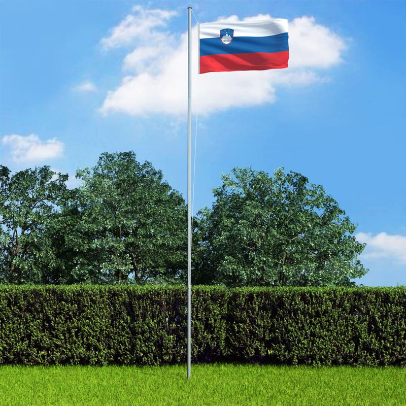 Slovenia Flag and Pole Aluminium 4 m