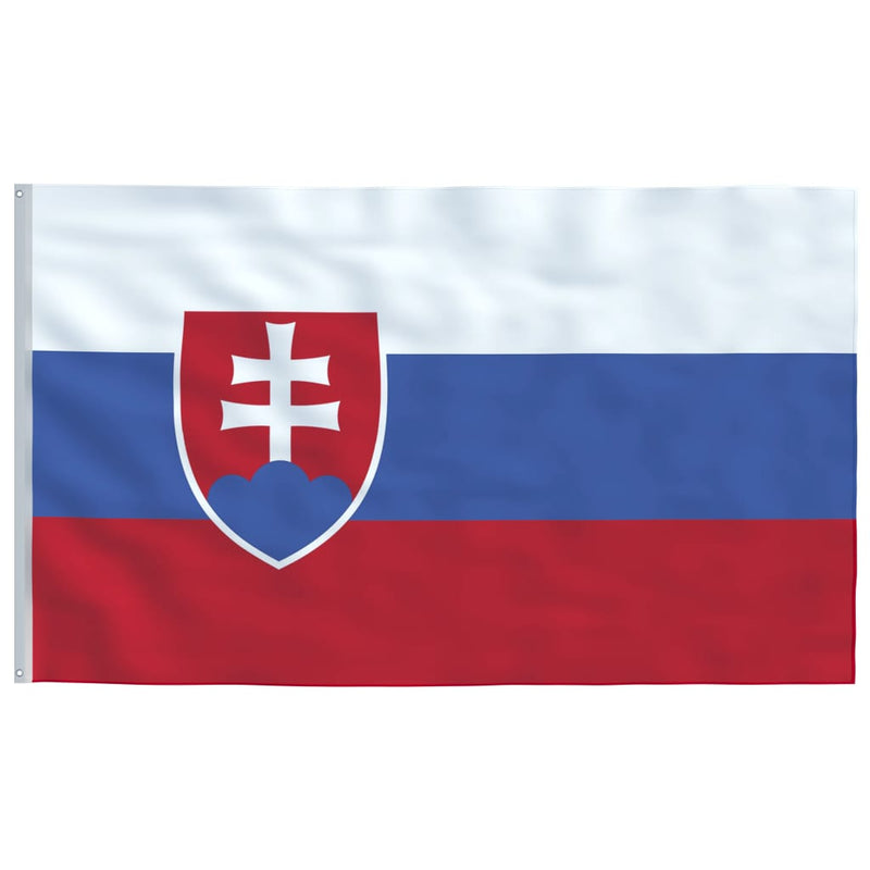 Slovakia Flag and Pole Aluminium 4 m