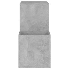 vidaXL Hall Shoe Cabinet | Concrete Grey | Engineered Wood | Medium | Cabinet 6