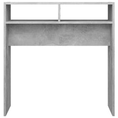 808300 vidaXL Console Table Concrete Grey 78x30x80 cm Engineered Wood 4