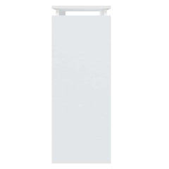 808314 vidaXL Console Table White 80x30x80 cm Engineered Wood 4