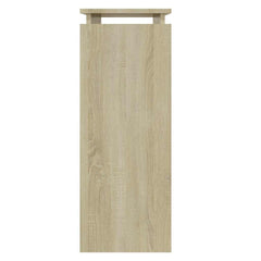 808317 vidaXL Console Table Sonoma Oak 80x30x80 cm Engineered Wood 4