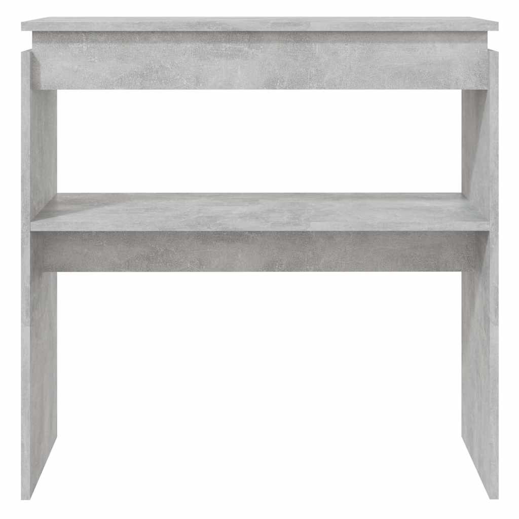 808318 vidaXL Console Table Concrete Grey 80x30x80 cm Engineered Wood 3