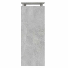 808318 vidaXL Console Table Concrete Grey 80x30x80 cm Engineered Wood 4
