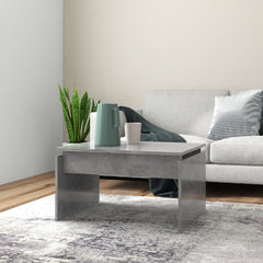 vidaXL Coffee Table | Concrete grey | Engineered wood | 68x50x38 cm 1