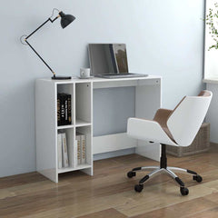 vidaXL Desk | High gloss white | Engineered wood | Medium |  Shelving | Desk 1