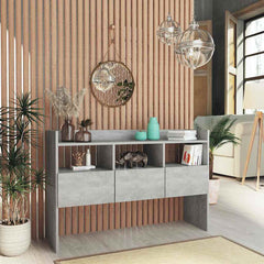 vidaXL Sideboard | Concrete grey | Engineered wood | Medium 1