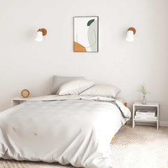 808056 vidaXL Bedside Cabinets 2 pcs White 40x30,5x40 cm Solid Wood Pine 3