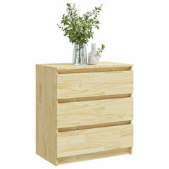 vidaXL Bedside Cabinet | Natural wood color | Solid pinewood | Medium 3