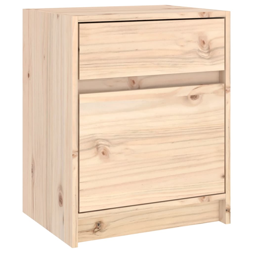 vidaXL Bedside Cabinets 2 pcs 40x31x50 cm Solid Pinewood 6