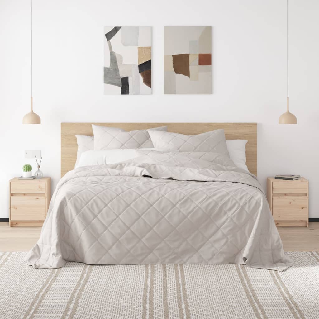 vidaXL Bedside Cabinets 2 pcs 40x31x50 cm Solid Pinewood 1