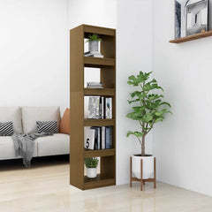 vidaXL Book Cabinet | Honey brown | Solid pinewood | Standard | Book Cabinet 3