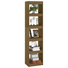 vidaXL Book Cabinet | Honey brown | Solid pinewood | Standard | Book Cabinet 4