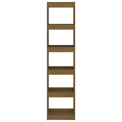 vidaXL Book Cabinet | Honey brown | Solid pinewood | Standard | Book Cabinet 5