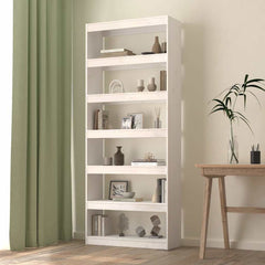 vidaXL Book Cabinet/Room Divider 80x30x103.5 cm Solid Wood Pine