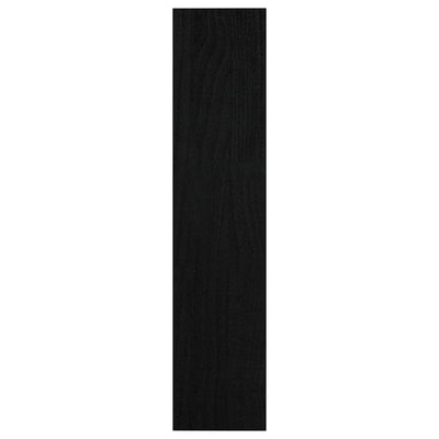 Book Cabinet/Room Divider Black 100x30x135.5 cm Solid Pinewood