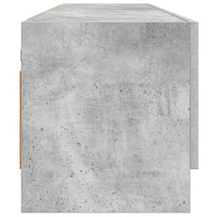 808246 vidaXL Wardrobe Concrete Grey 70x32,5x35 cm Engineered Wood 5
