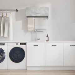 808246 vidaXL Wardrobe Concrete Grey 70x32,5x35 cm Engineered Wood 1