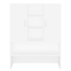 vidaXL Washing Machine Cabinet White 70.5x25.5x90 cm 3