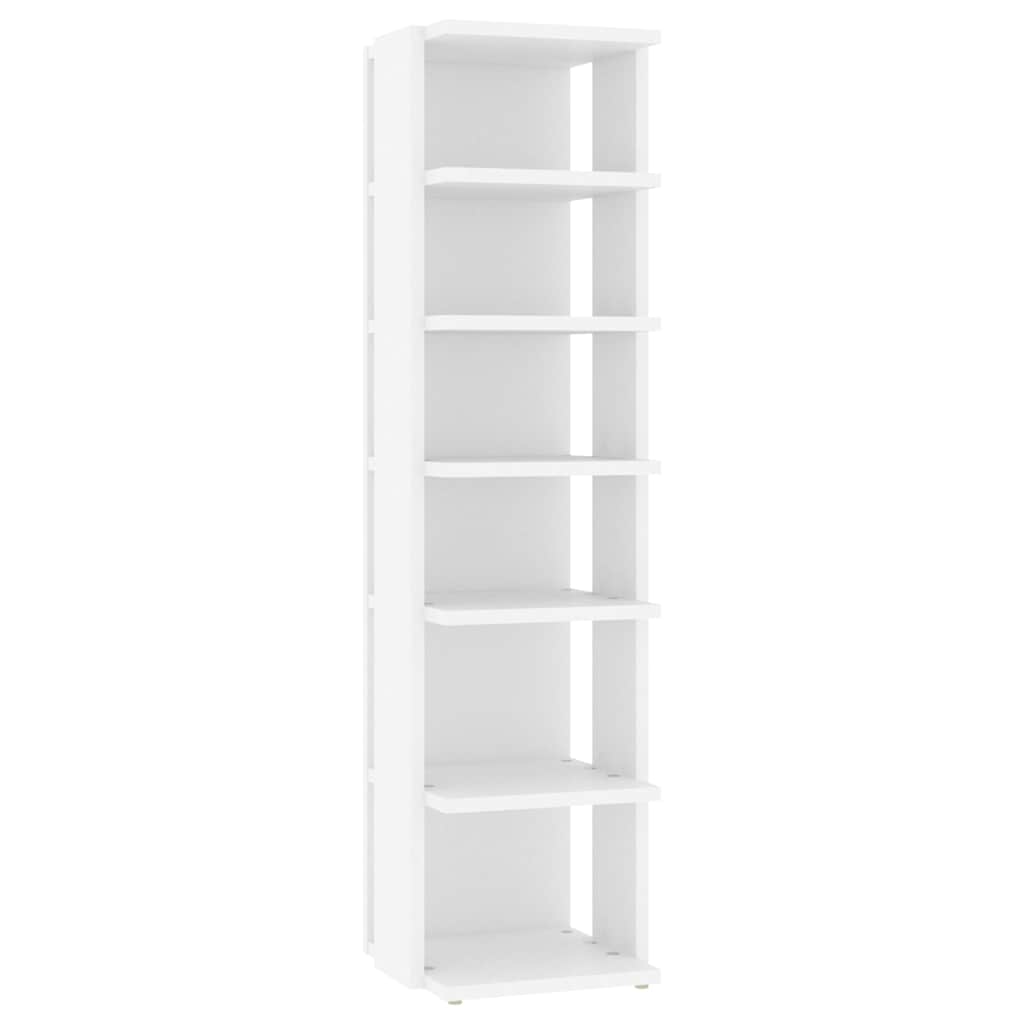 vidaXL Shoe Cabinet | White | Engineered wood | Tall and narrow | Shoe Cabinet 2