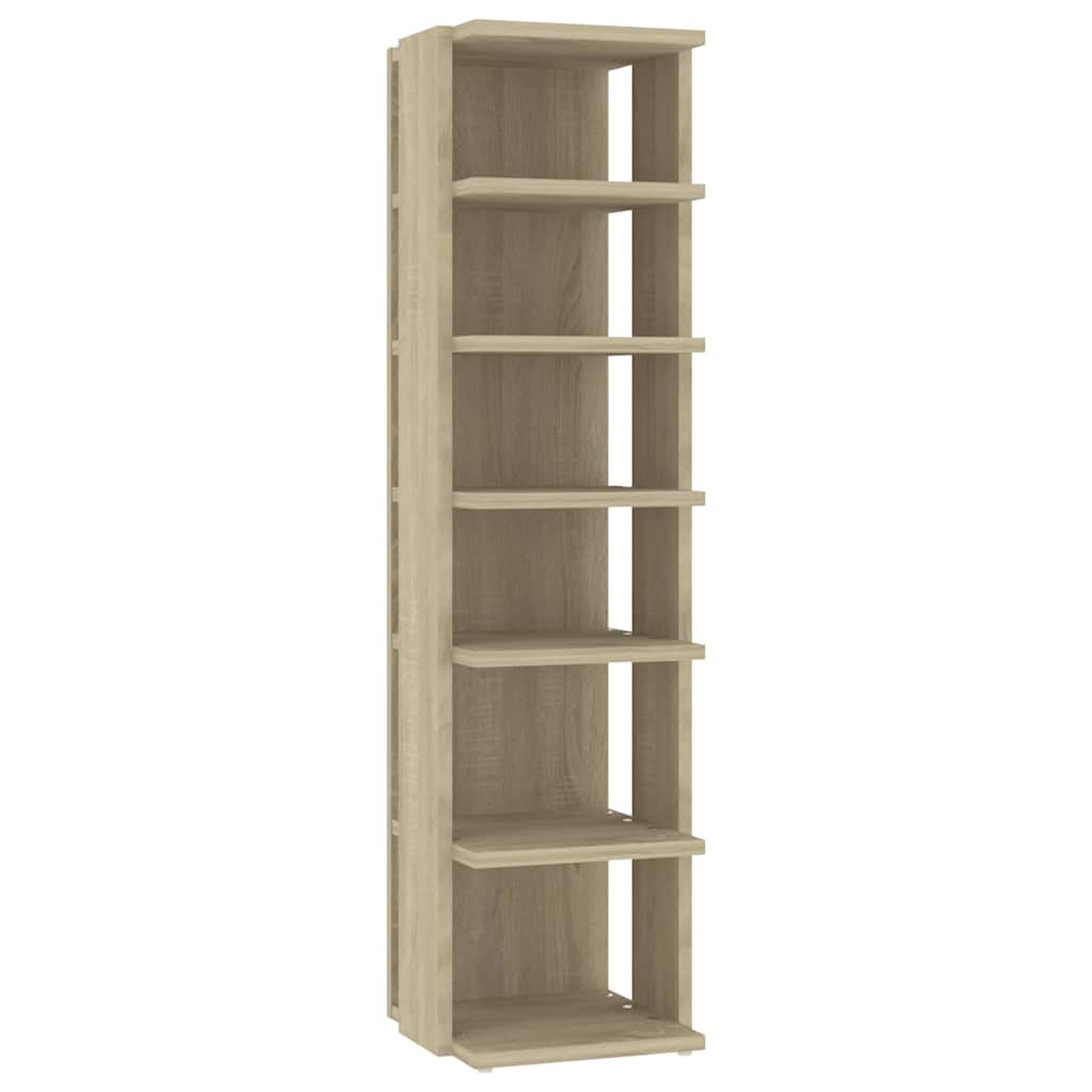 vidaXL Shoe Cabinet | Set of 2 | Sonoma oak | Engineered wood | Medium | Storage 4