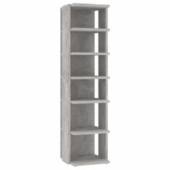 vidaXL Shoe Cabinet | Set of 2 | Concrete Grey | Engineered wood | Compact 4