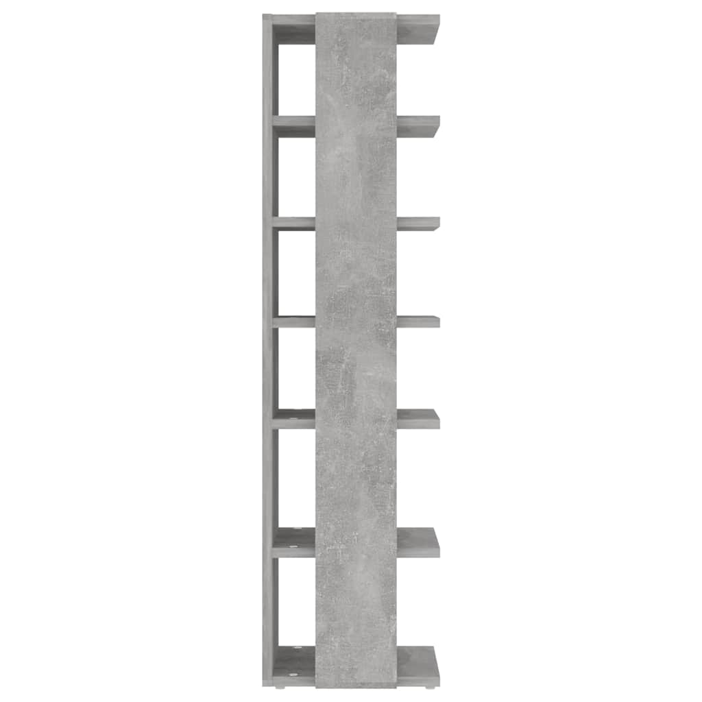 vidaXL Shoe Cabinet | Set of 2 | Concrete Grey | Engineered wood | Compact 6